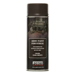 Farba spray militarna Ciemnobrązowa Matowa 400 ml - Fosco Industries