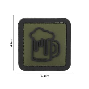 3D PVC Patch Bier grün - 101 Inc