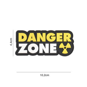 Patch 3D PVC Danger Zone Żółty - 101 Inc