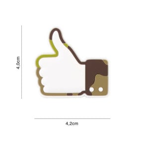 3D PVC-Patch Like/don't like Woodland - 101 Inc