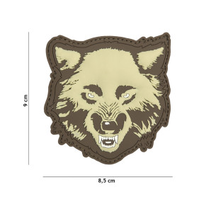 Patch 3D PVC Loup Coyote - 101 Inc