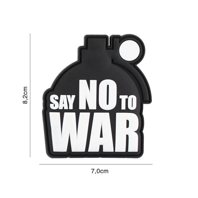 3D PVC-Patch Say no to War - 101 Inc