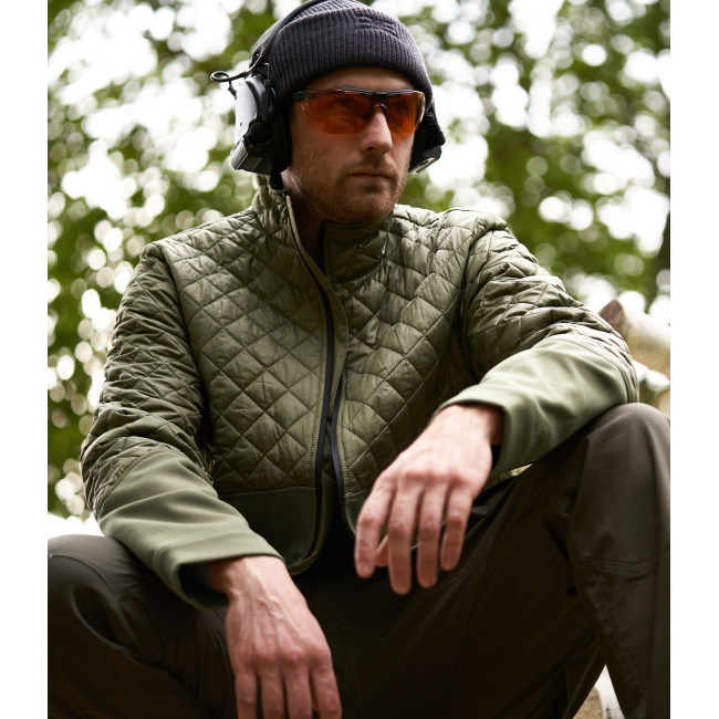 Veste softshell STORM bi-matière UNDERCOVER Kaki - GK