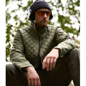 STORM Softshell-Jacke mit zwei Materialien UNDERCOVER Khaki - GK
