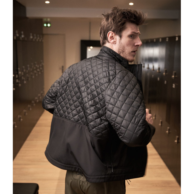 Softshell jas STORM bi-materiaal UNDERCOVER Zwart - GK