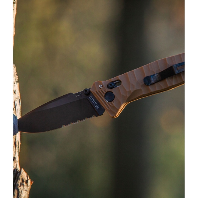 Zakmes Cac® S200 getand PA6 Vengeur Edition tan - TB Outdoor