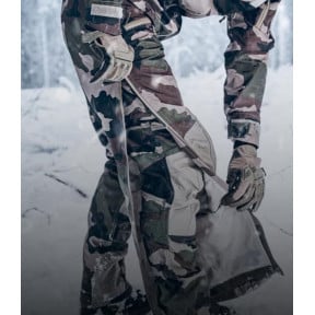 Hardshell Fighter Hose mit 83 cm Schrittlänge Camo FR/CE - A10 Equipment