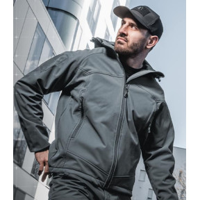 Softshell vest Instructor betongrijs - A10 Equipment