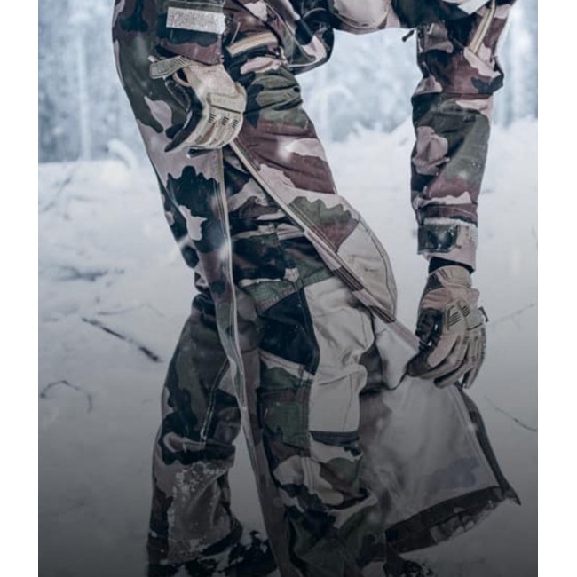 Pantalon Hardshell Fighter entrejambe 89 cm Camo FR/CE - A10 Equipment