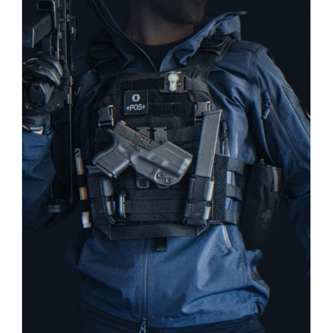 Softshell-Jacke Fighter Marine Nationale Marineblau - A10 Equipment
