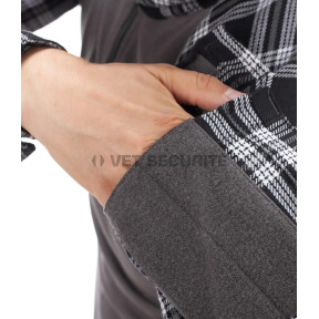 Flanelowa koszula bojowa Black - Invader Gear
