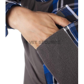 Chemise de combat en flanelle Blue - Invader Gear