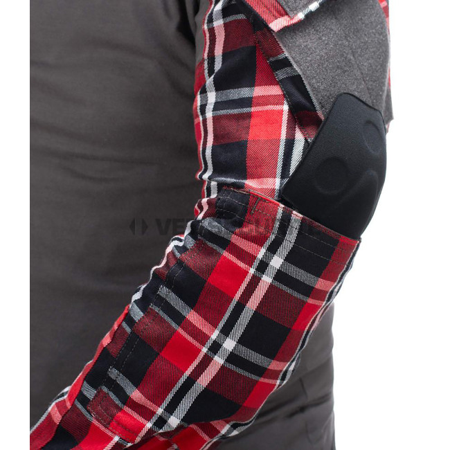 Flanel gevechtshemd Red - Invader Gear