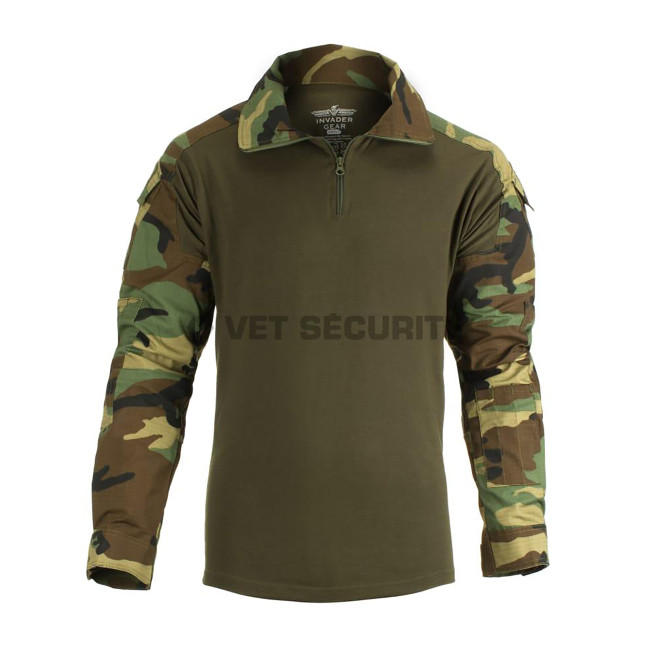 Chemise de combat Woodland - Invader Gear
