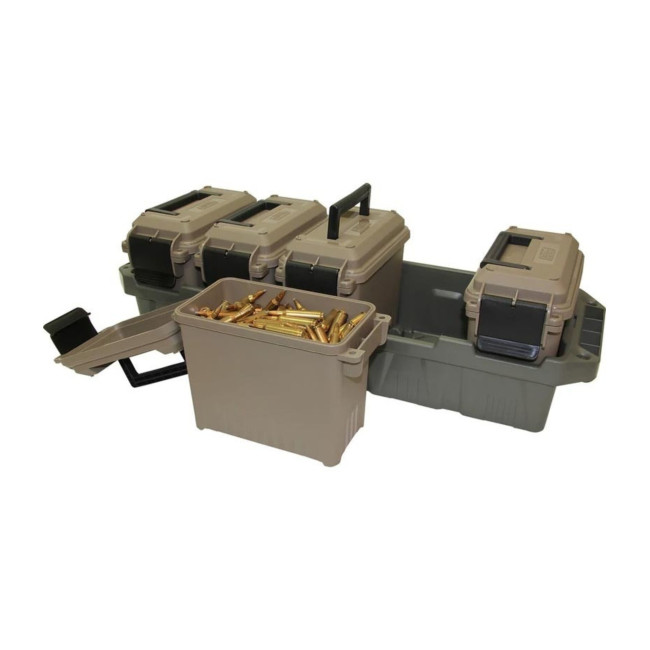 Ammo crate MINI . 5x boites avec plateau - MTM Case-Gard