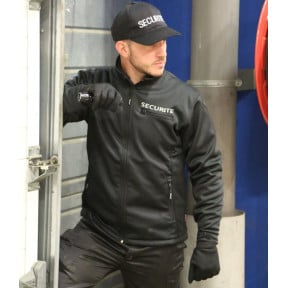 Blouson Softshell Wolf sécurité noir - CityGuard