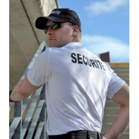 Veiligheids t-shirt wit voorkant