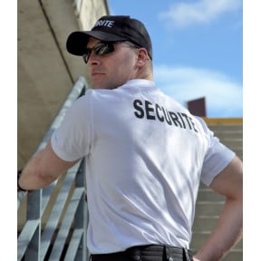 Veiligheids t-shirt wit voorkant