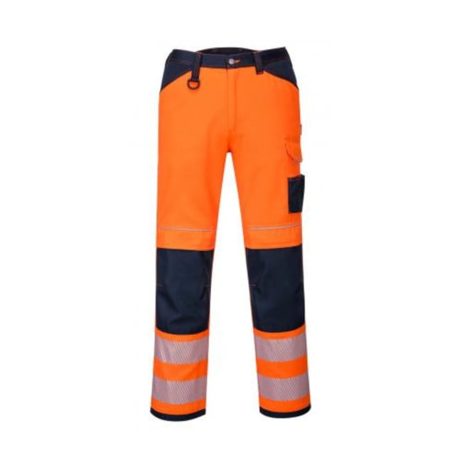 Pantalon PW3 haute visibilité orange marine - Portwest