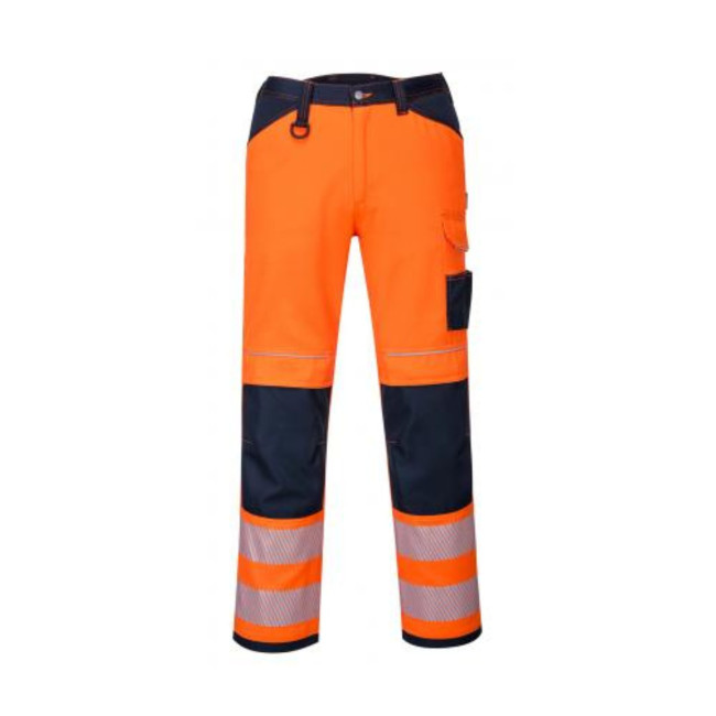 Pantalon PW3 haute visibilité orange marine - Portwest