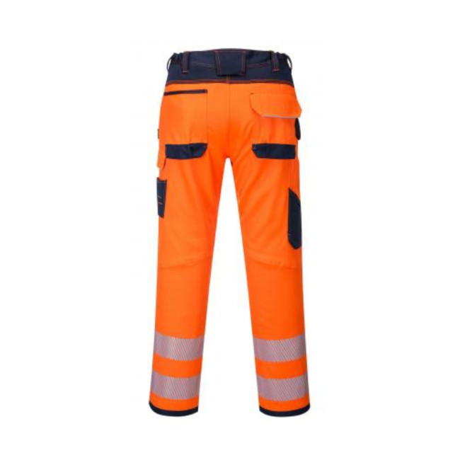 Pantalon PW3 haute visibilité orange marine - Portwest