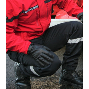 Veiligheidsbroek met retro-reflecterende strepen - Zwart - CityGuard