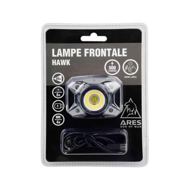 Lampe frontale Hawk 500 Lumens - Ares