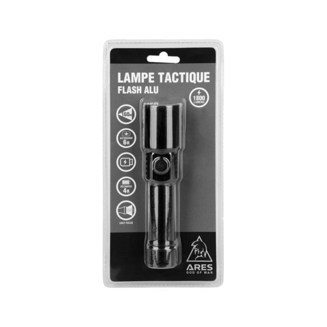 Lampe tactique Flash Alu 1800 Lumens - Ares