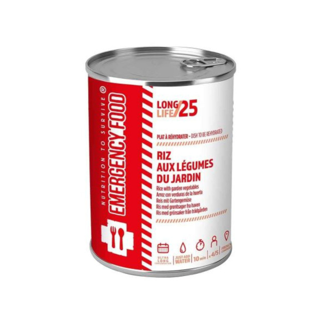 Riz aux légumes du jardin - 500g - Emergency Food