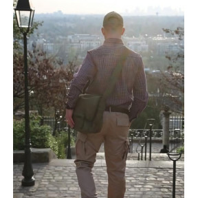 Khaki Canvas-Tasche - CityGuard