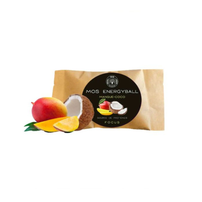 Energy Ball Focus - Mango/Kokos - MOS Nutrition