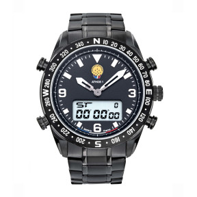 Montre ATHOS 1 bracelet métal noir - Patrouille de France