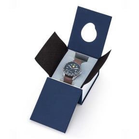 Montre ATHOS 2 bracelet cuir foncé - Patrouille de France