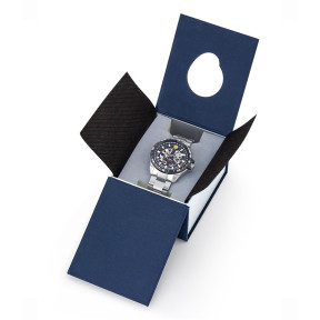 Montre ATHOS 8 bracelet métal et cadran noir - Patrouille de France
