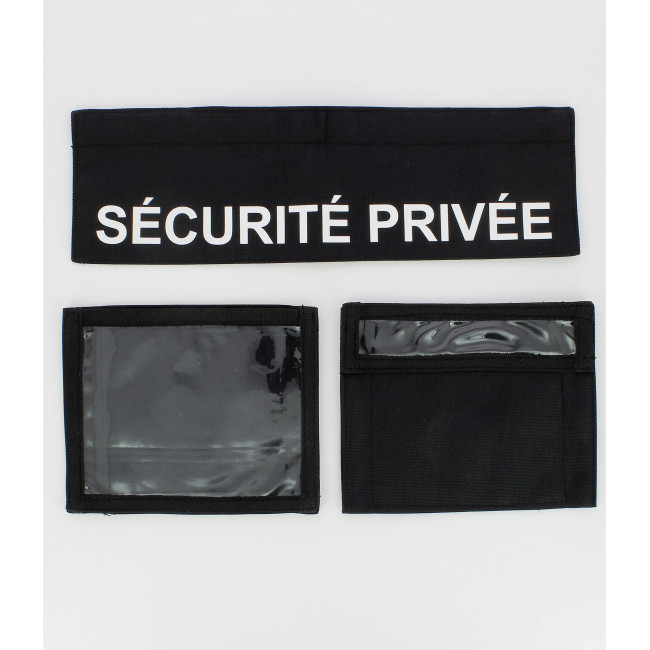 Lot de 3 flaps Sécurité Privée - CityGuard