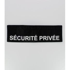 Set van 3 flaps Particuliere Beveiliging - Zwart - CityGuard