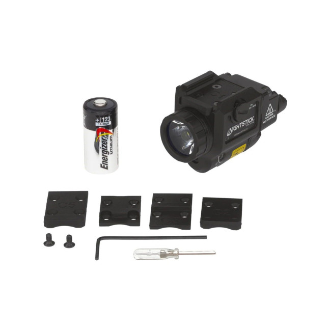 Lampe compacte avec laser pour arme de poing 650 lumens - Nightstick