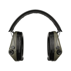 Casque anti-bruit Suprême Pro vert olive serre-tête cuir noir - MSA Sordin