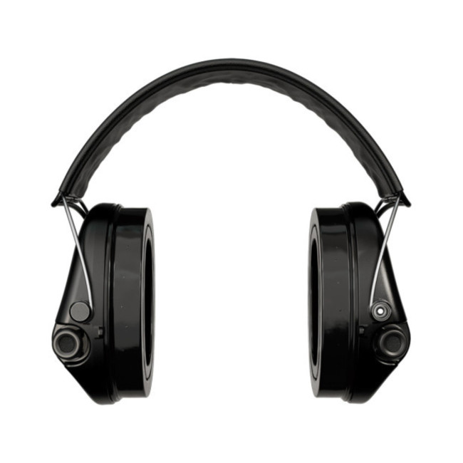 Casque anti-bruit Suprême Pro-X LED noir serre-tête cuir noir - MSA Sordin
