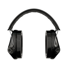 Casque anti-bruit Suprême Pro-X LED noir serre-tête cuir noir - MSA Sordin
