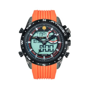 ATHOS 1 orange men's chronograph alarm watch - Patrouille de France