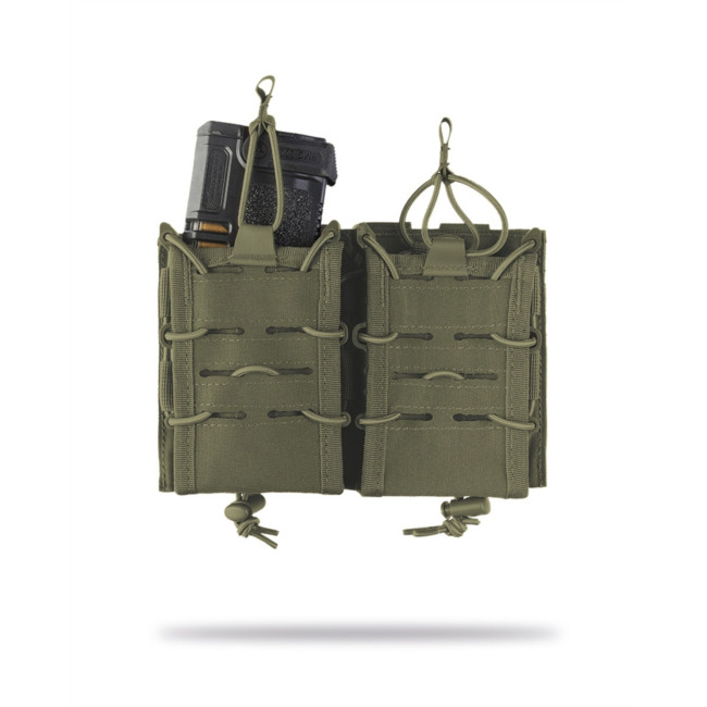 Porte-chargeur double Open Top Flex - Vert Olive - Miltec