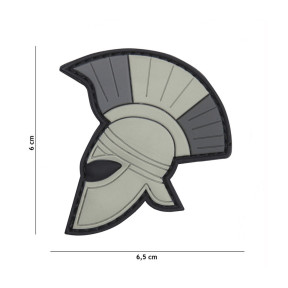 Patch per casco romano in PVC 3D - grigio - 101 Inc