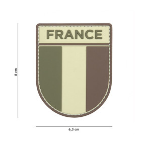Patch armée française en 3D PVC - multicam - 101 Inc