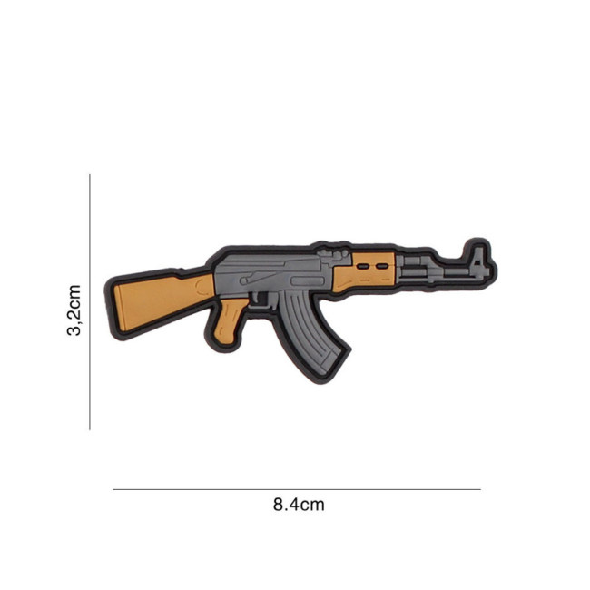 3D PVC Patch AK47 Waffe - 101 Inc