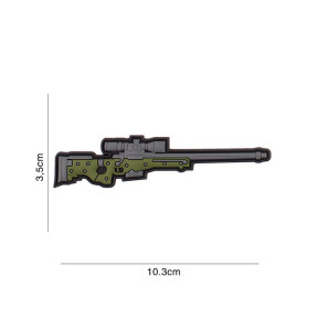 3D PVC Patch AI AW-50 Waffe - grau - 101 Inc
