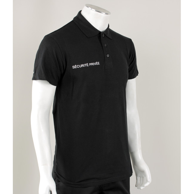 Polo a maniche corte serigrafata Sicurezza Privata - Nero - Patrol Equipment