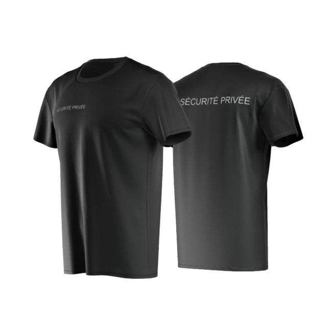 Czarny T-shirt Ochrona Prywatna