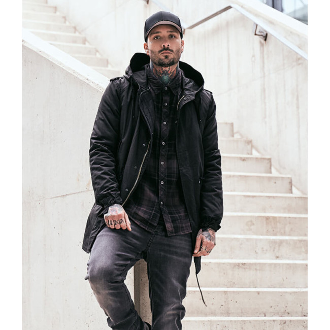 Herren Militärparka US M51 schwarz - Brandit