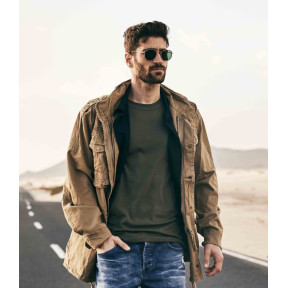 Veste militaire M65 Giant Noir - Brandit